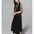 Black Embroidered Kurta