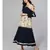Printed & Solid Frilled Kurta