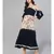 Printed & Solid Frilled Kurta