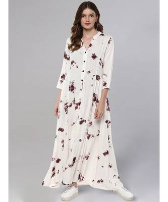 Off White Bandhni Print Kurta 1