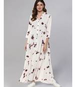 Off White Bandhni Print Kurta