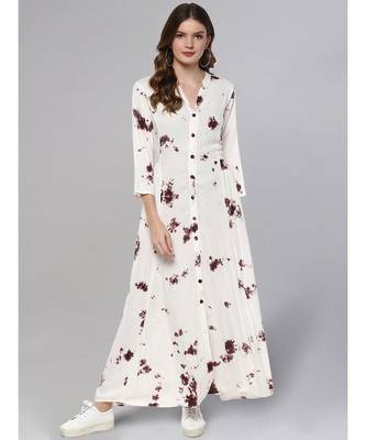 Off White Bandhni Print Kurta 2
