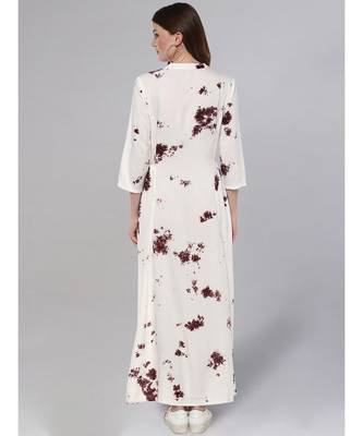 Off White Bandhni Print Kurta 3