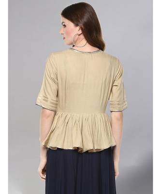Peplum Style A Line Kurta 3