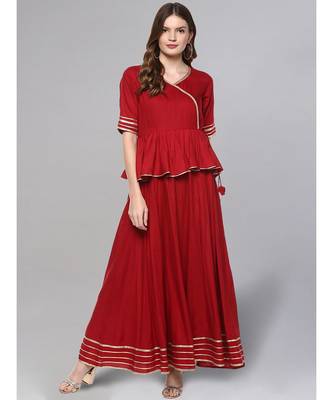 Peplum Style A Line Kurta 1
