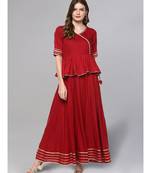 Peplum Style A Line Kurta