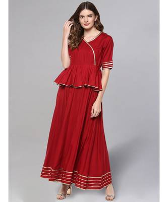 Peplum Style A Line Kurta 2