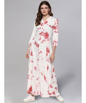 Off White Bandhni Print Kurta 2