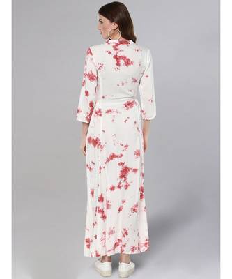 Off White Bandhni Print Kurta 3