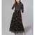 Gold Print Anarkali Kurta
