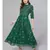 Gold Print Anarkali Kurta