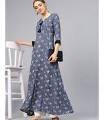 Blue Print A Line Kurta