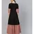 Black Anarkali Kurta With Jaal Print Border