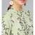 Sage Green Printed A Line Kurta