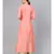 Peach A Line Kurta