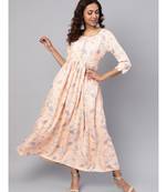 Rayon Jaal Print Dress