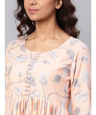 Rayon Jaal Print Dress 2