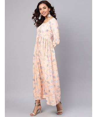 Rayon Jaal Print Dress 3