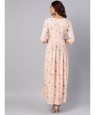 Rayon Jaal Print Dress 4