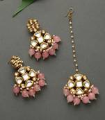 Reema Polki And Pearls Mang Tikka