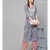 Blue Jaal Print Kurta
