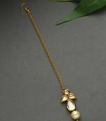 Heba Polki And Pearls Mang Tikka