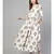 Cream Floral Printed Dress