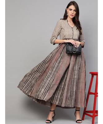 Lining Multicolor Dress 1