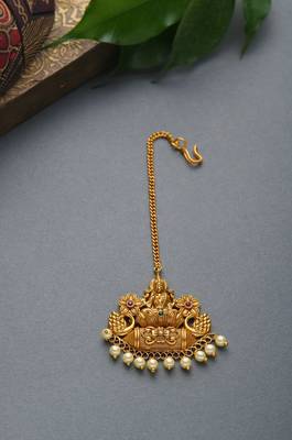 Sangeeta Gold Temple Work Mang Tikka 1