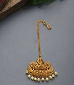 Sangeeta Gold Temple Work Mang Tikka