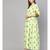 Green Boota Frilled Dress