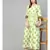 Green Boota Frilled Dress