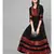 Black And Maroon Anarkali Dress