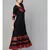 Black And Maroon Anarkali Dress