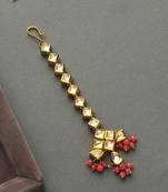 Heena Polki Rose Mang Tikka