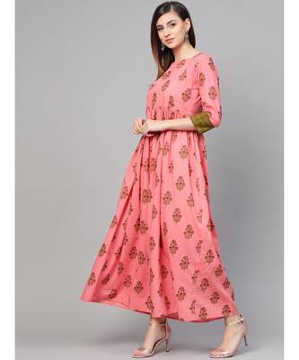 Green Boota Frilled Dress 3