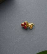 Avika Pink Kundan Nosepin