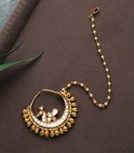 Diya Kundan Gold Nosepin