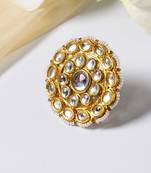 Heli Polki And Pearls Ring