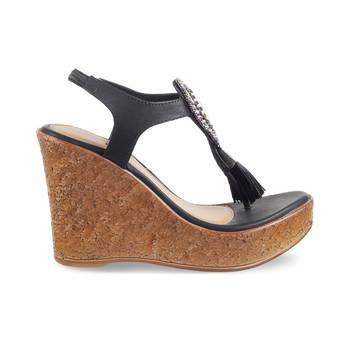 SOLE HEAD Black Heels Women Sandal 2