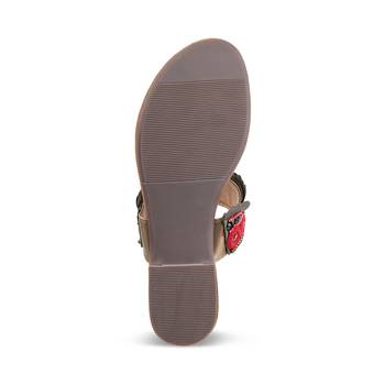 SOLE HEAD Red Flat Women Sandal 5