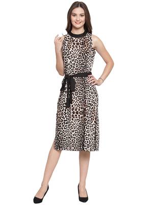 Black plain crepe short-dresses 1