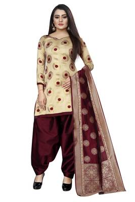 Chiku self design brocade salwar 2
