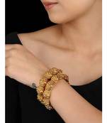 Gold Plated Temple Work Bangles