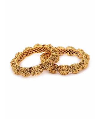 Gold Plated Temple Work Bangles 2