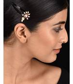 Red Gold Tone Kundan Inspired Hair Pin