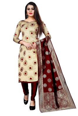 Chiku self design brocade salwar 1