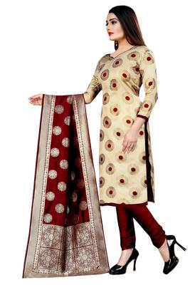 Chiku self design brocade salwar 4