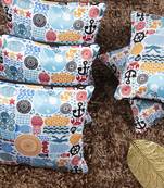 Houzzcode Seashore Kids Printed Cushion Cover 12"x12" (Set of 5)
