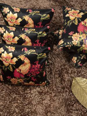 Houzzcode Tropical Cushion Cover 12"x12" (Set of 5 ) 1